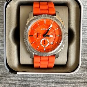 Fossil Watch with Detachsble Silicone Band